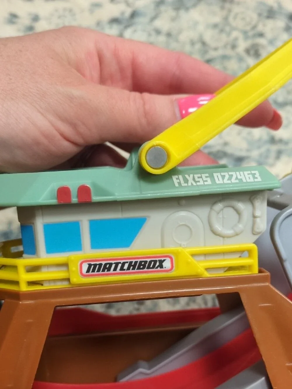 Matchbox Kids Rescue Boat Toy in Red, Yellow & Green